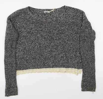 Preworn Womens Black   Pullover Jumper Size S
