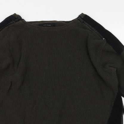 River Island Mens Green Polka Dot  Pullover Jumper Size M