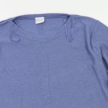 mitzy Womens Blue   Pullover Jumper Size L