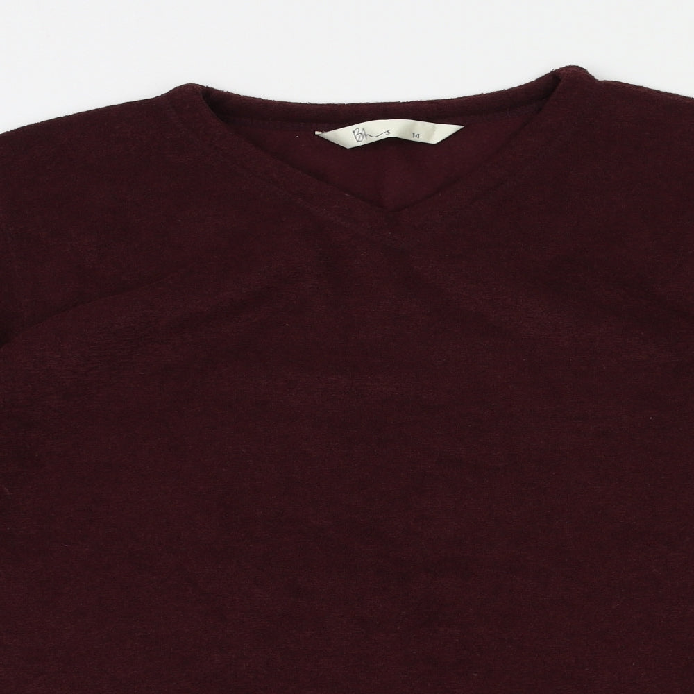 BHS Womens Red   Pullover Jumper Size 14