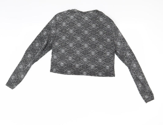 Divided Womens Silver   Basic Blouse Size L