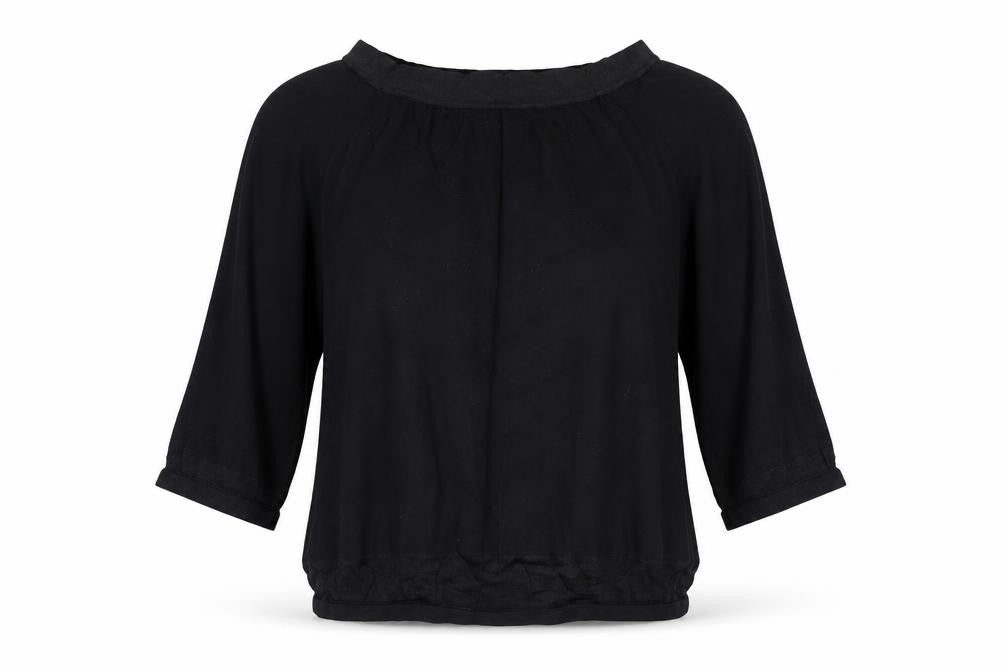 Womens UK Size L Dunnes Stores Black Basic Blouse