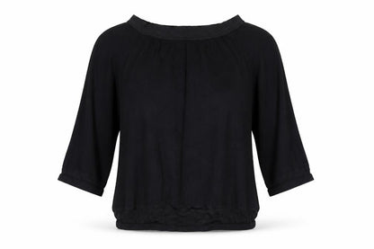Womens UK Size L Dunnes Stores Black Basic Blouse