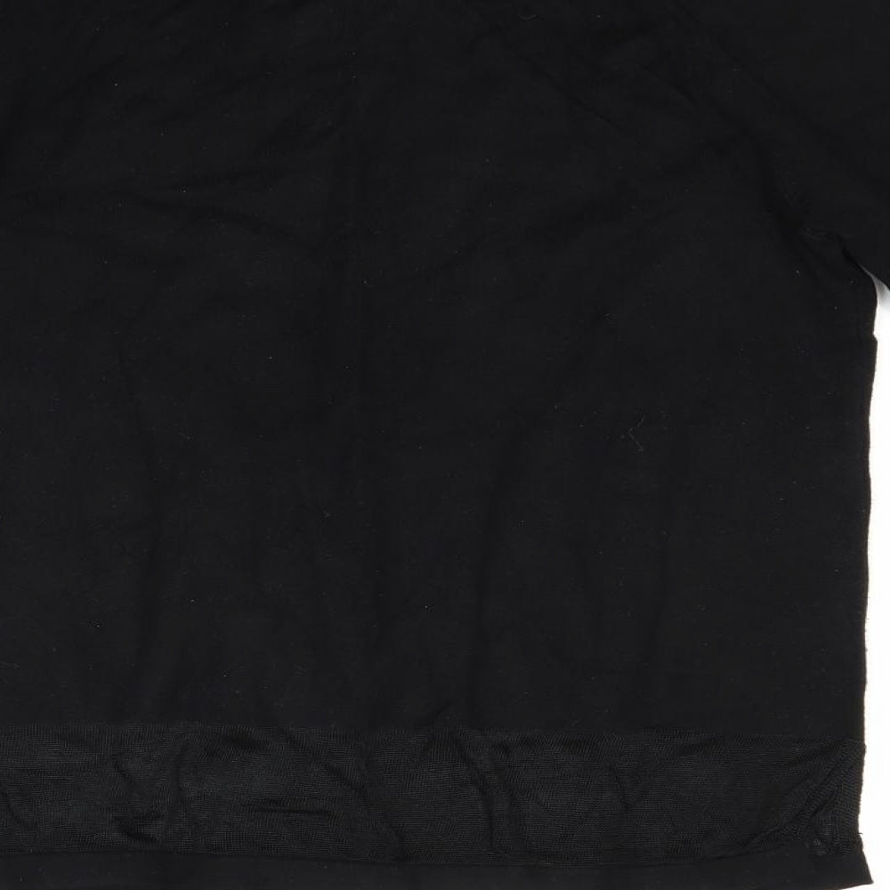 Womens UK Size L Dunnes Stores Black Basic Blouse