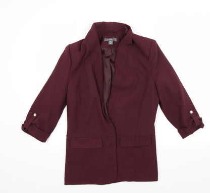 Primark Womens Red   Gilet Coat Size 8