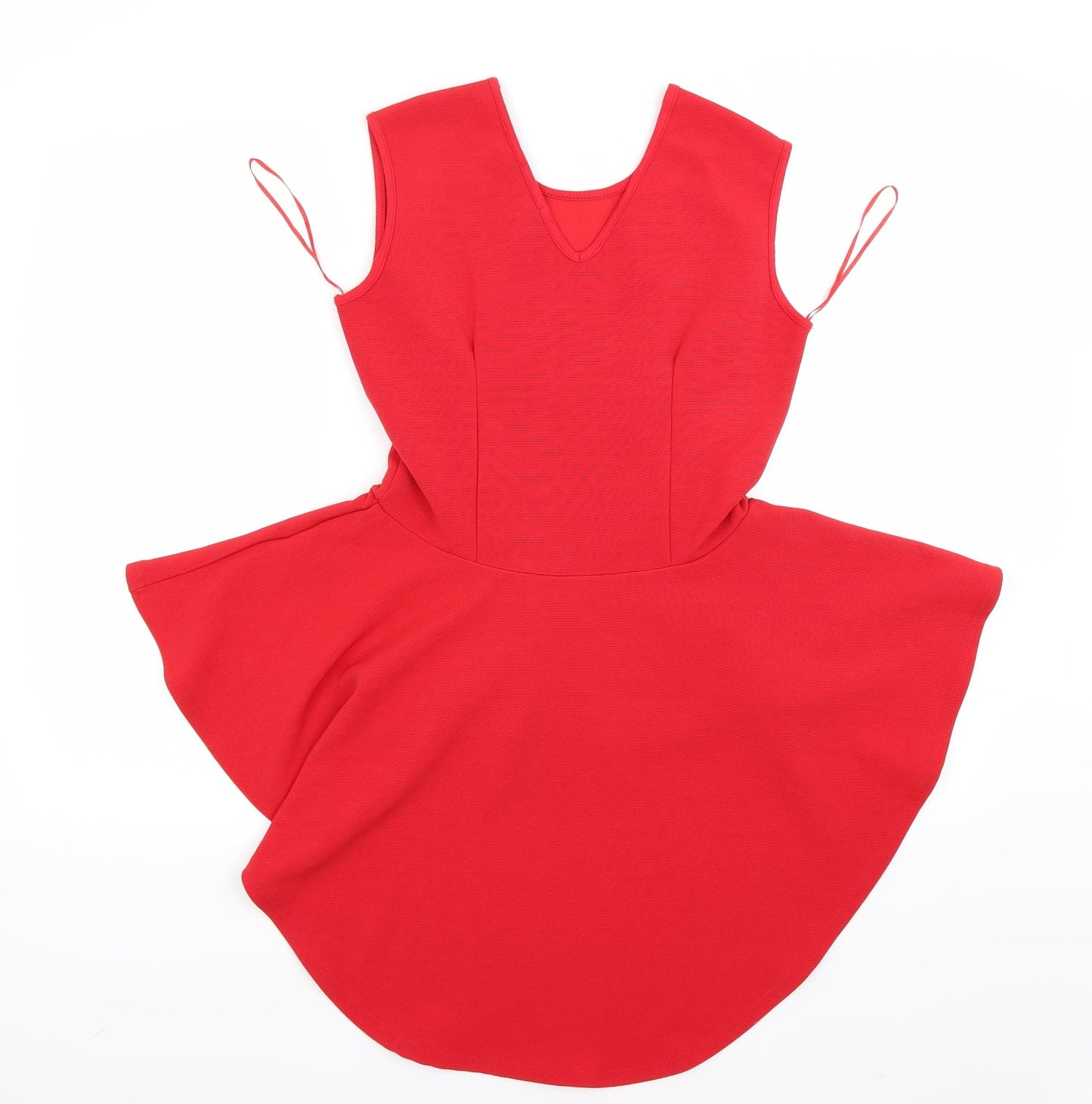 ribon Womens Red   Tunic Blouse Size 10