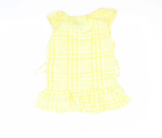 Womens UK Size S VERO MODA Yellow Basic Button-Up