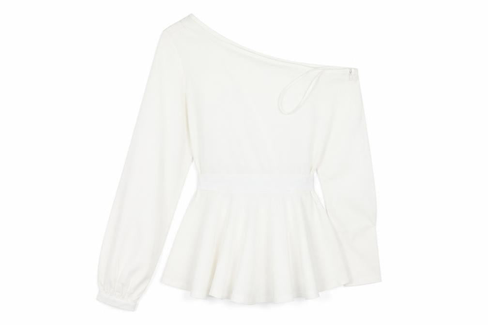 Womens UK Size 6 Look of the day White Tunic Blouse
