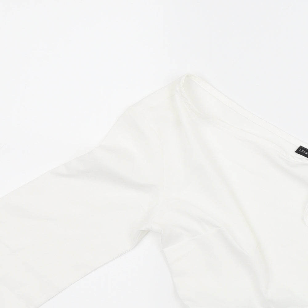 Womens UK Size 6 Look of the day White Tunic Blouse
