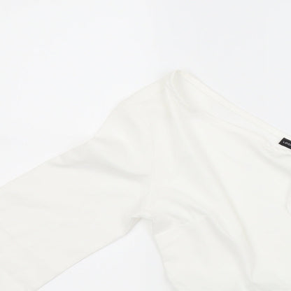 Womens UK Size 6 Look of the day White Tunic Blouse