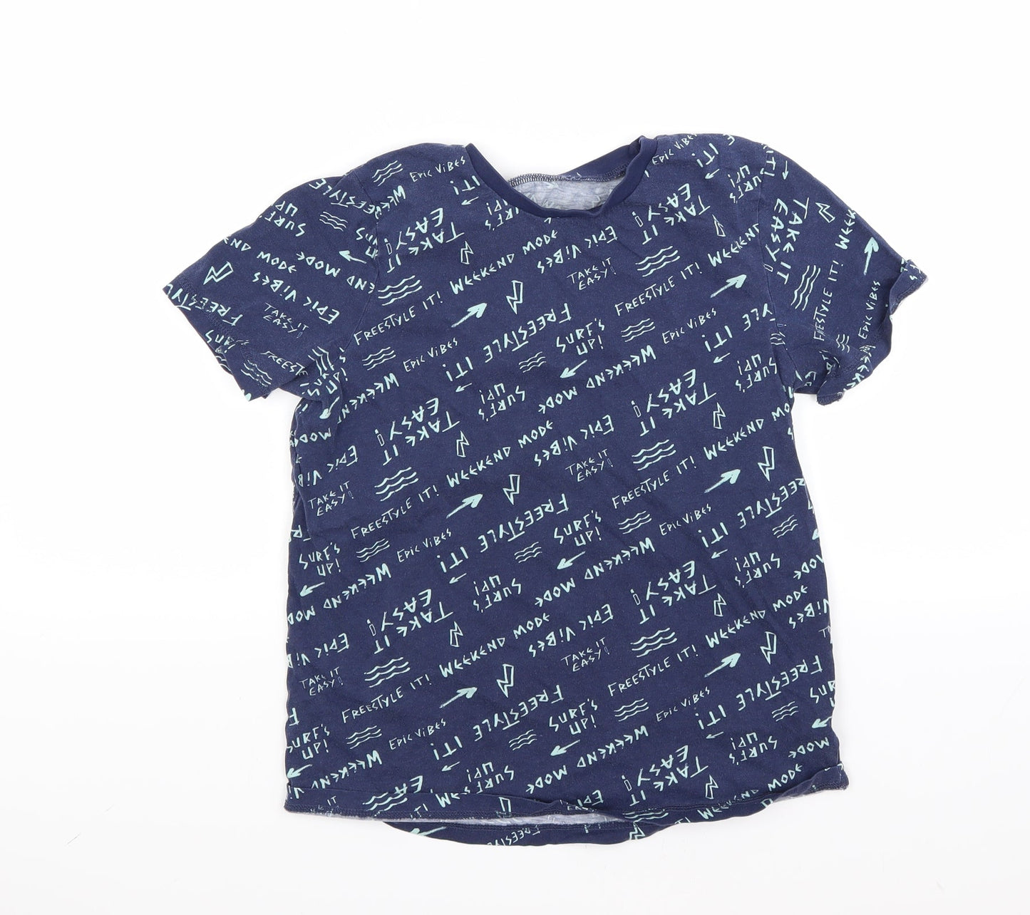 George Boys Blue   Basic T-Shirt Size 13 Years