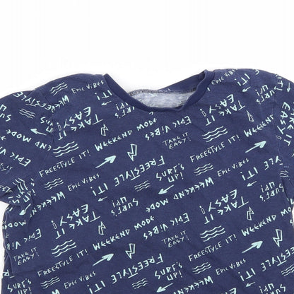 George Boys Blue   Basic T-Shirt Size 13 Years