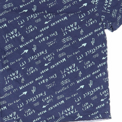 George Boys Blue   Basic T-Shirt Size 13 Years