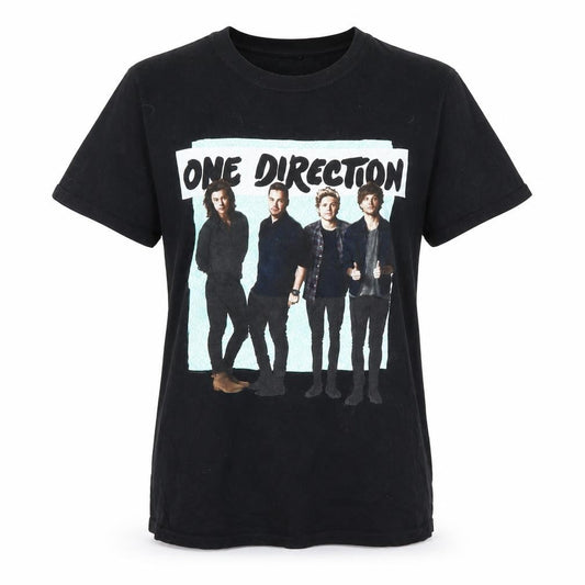 Womens UK Size S Preworn Black Basic T-Shirt