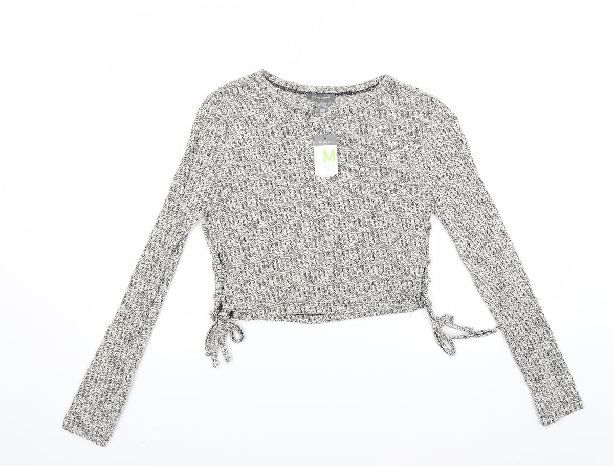 Primark Womens Grey   Pullover Jumper Size M