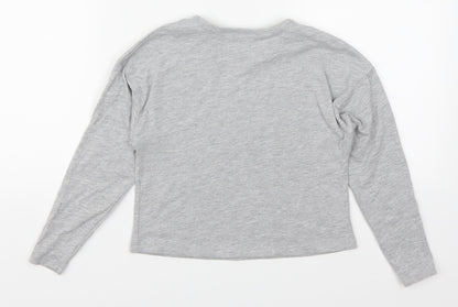George Boys Grey   Basic T-Shirt Size 6-7 Years  - San Diego State