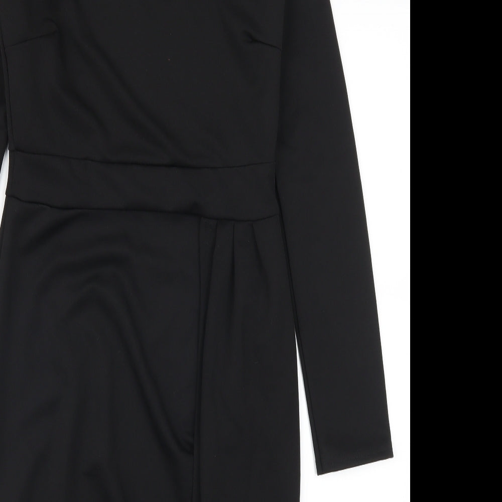 Pretty Little Thing Womens Black   Bodycon  Size 10