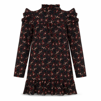 Boohoo Womens Red Floral  Shift  Size 8