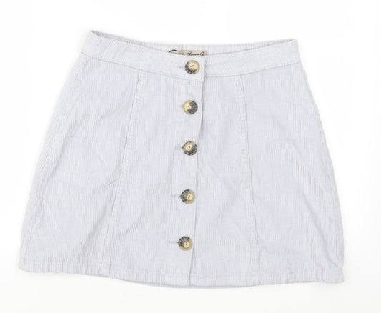 Womens UK Size 10 Denim Co A-Line Corduroy Skirt