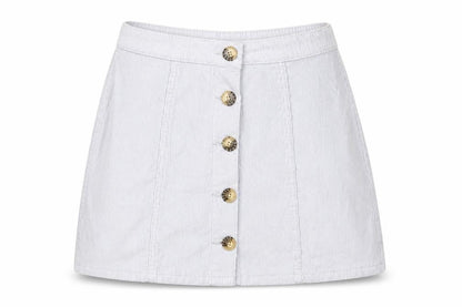 Womens UK Size 10 Denim Co A-Line Corduroy Skirt