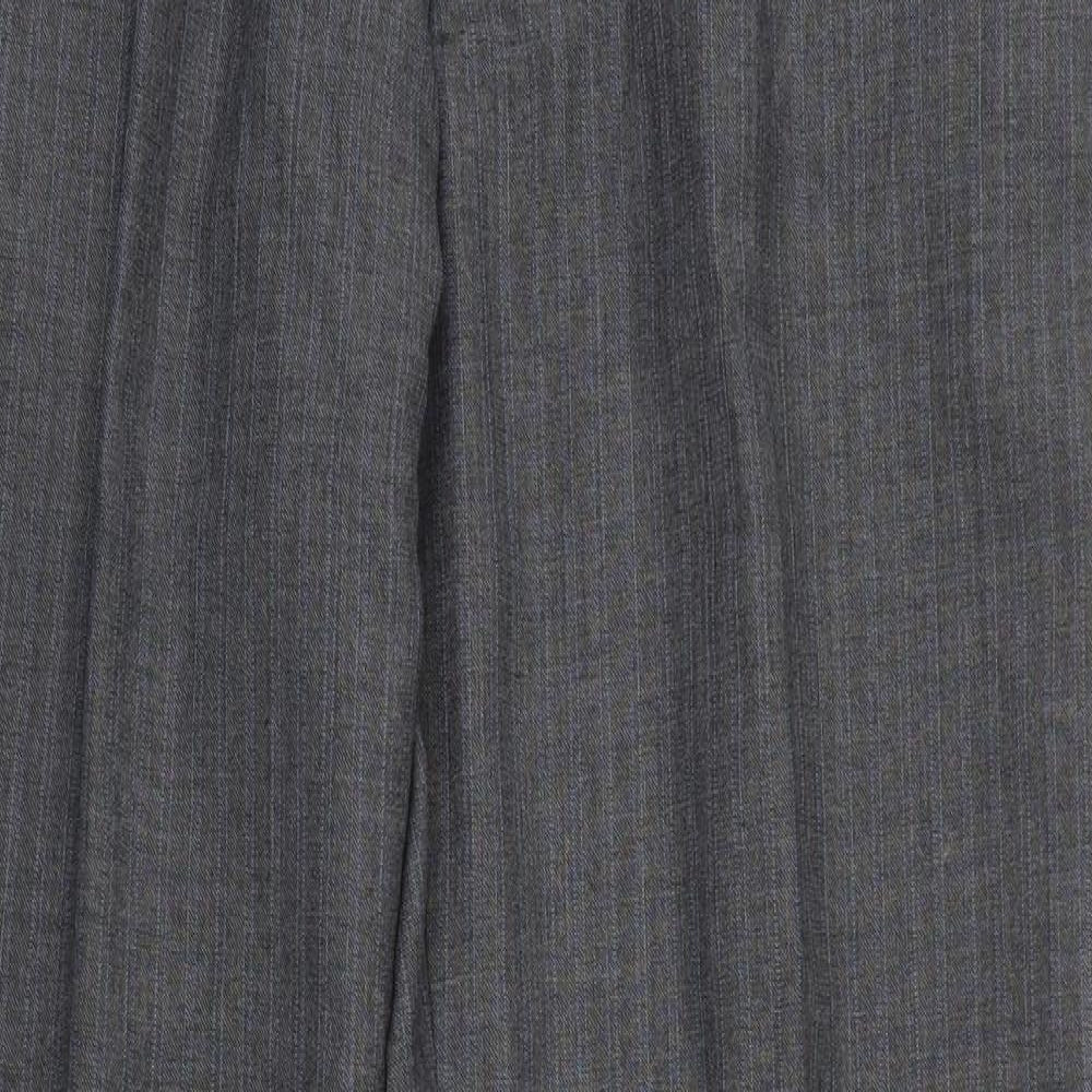 George Womens Grey Striped  Trousers  Size 38 L31 in
