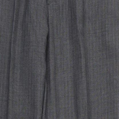 George Womens Grey Striped  Trousers  Size 38 L31 in