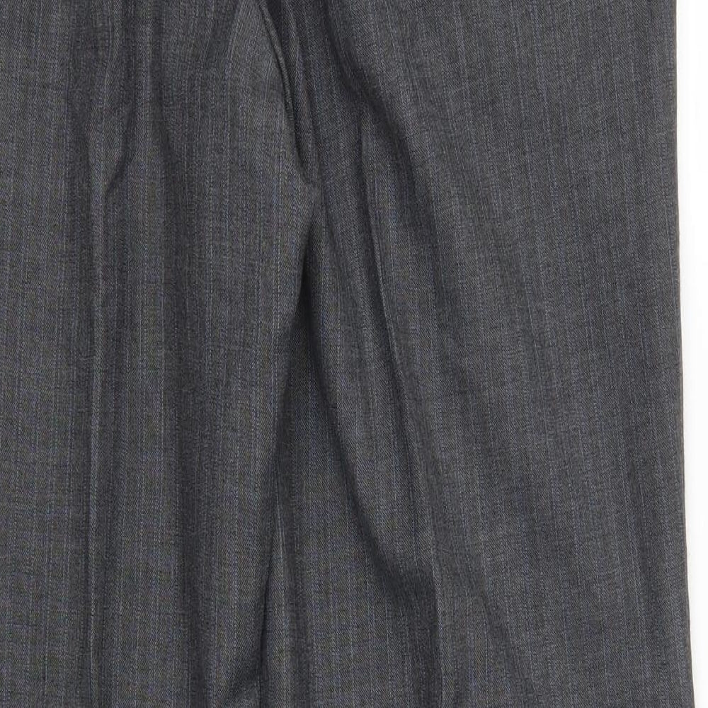 George Womens Grey Striped  Trousers  Size 38 L31 in