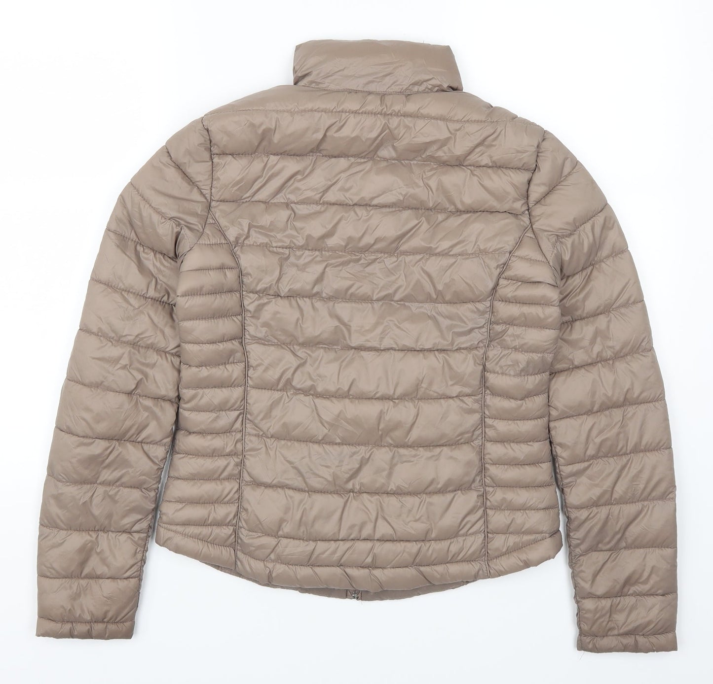 Womens UK Size 6 Atmosphere Brown Quilted Coat
