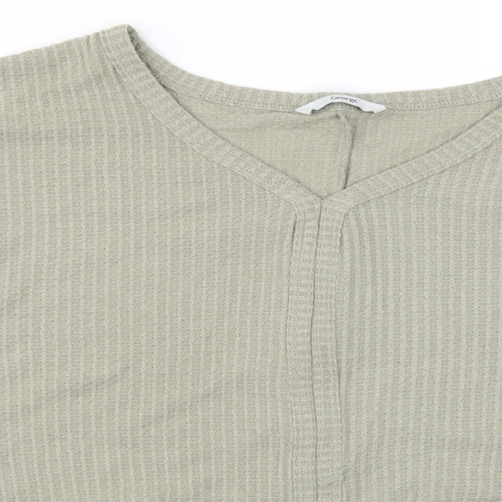 Womens UK Size 16 George Green Basic T-Shirt