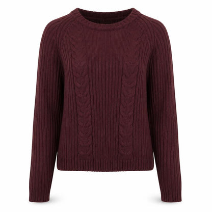 Select Womens Purple  Knit Pullover Jumper Size 10