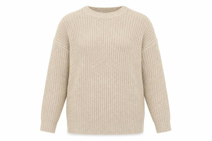 New Look Womens Brown  Knit Pullover Jumper Size S