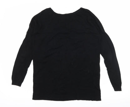 Atmosphere Womens Black  Knit Pullover Jumper Size 8