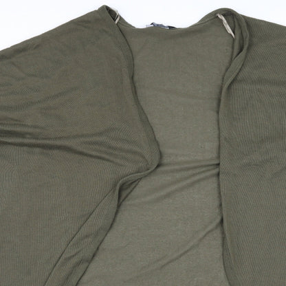 F&F Womens Green  Knit Cardigan Jumper Size 14