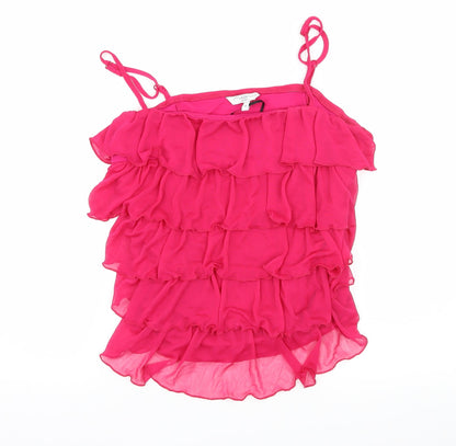 Womens UK Size 14 New Look Pink Camisole Tank