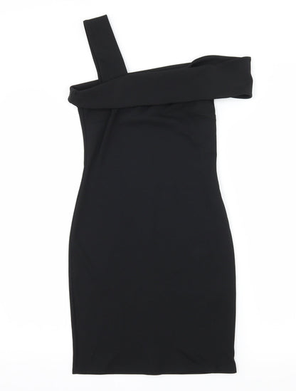 New Look Womens Black  Rayon Bodycon  Size 6