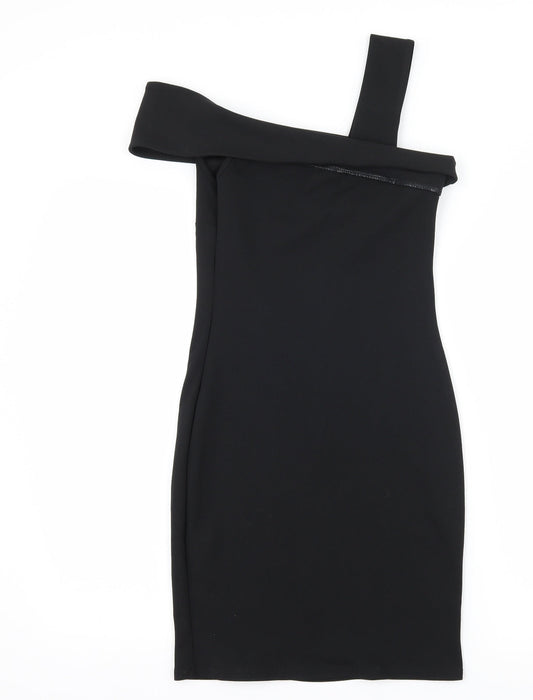 New Look Womens Black  Rayon Bodycon  Size 6