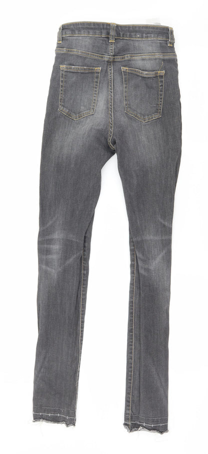 United Colors of Benetton Womens Grey  Denim Skinny Jeans Size 26 in L30 in