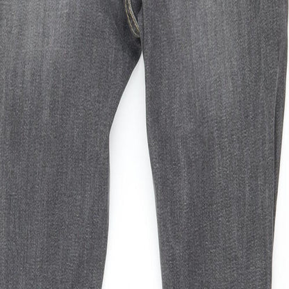 United Colors of Benetton Womens Grey  Denim Skinny Jeans Size 26 in L30 in