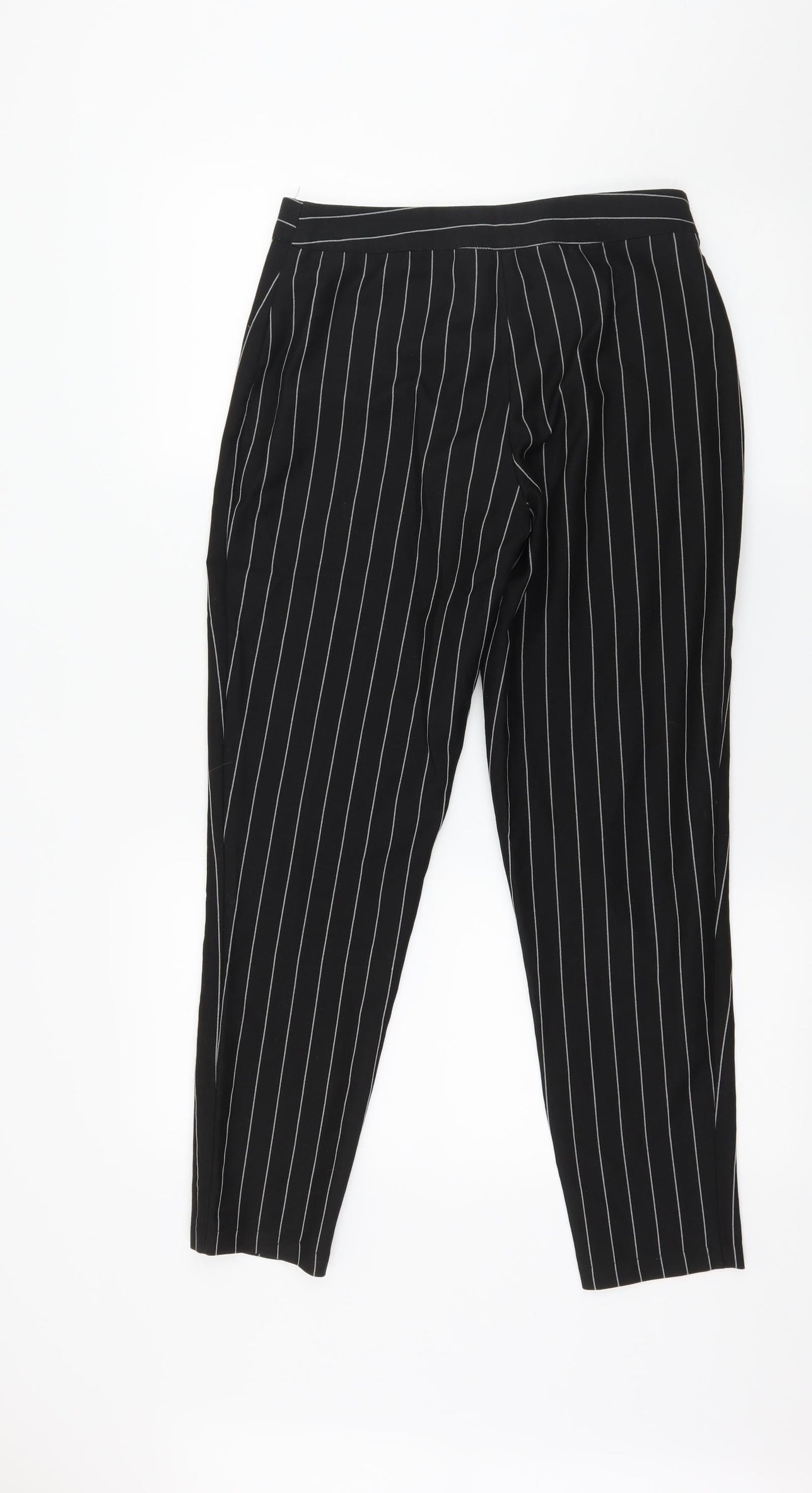 Womens UK Size 6 Boohoo Regular Fit  Black Trousers