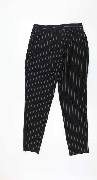 Womens UK Size 6 Boohoo Regular Fit  Black Trousers