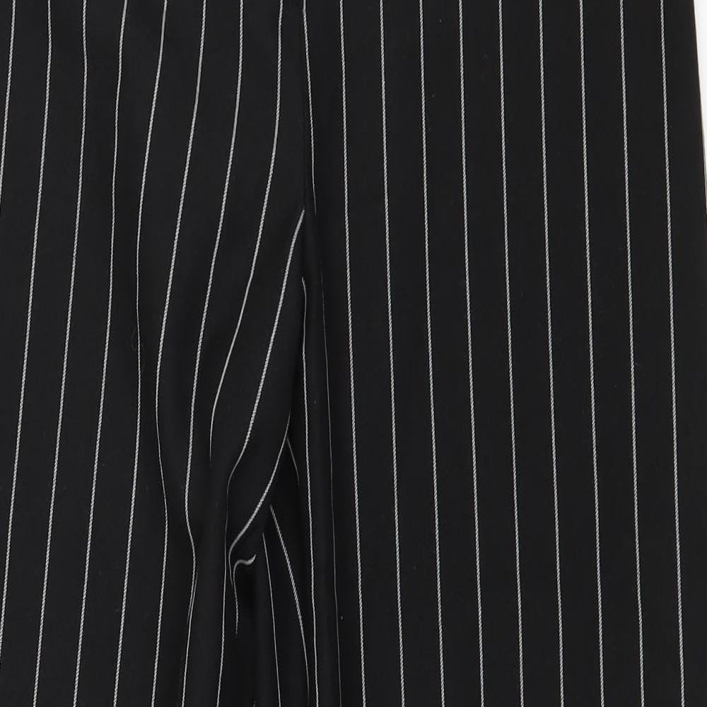 Womens UK Size 6 Boohoo Regular Fit  Black Trousers