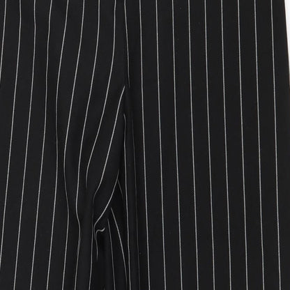 Womens UK Size 6 Boohoo Regular Fit  Black Trousers