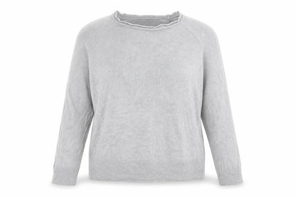 Ellie Louise Womens Grey  Knit Pullover Jumper Size L