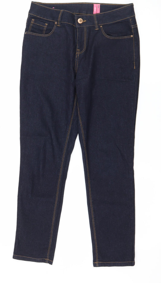 New Look Womens Blue  Denim Skinny Jeans Size 10 L26 in