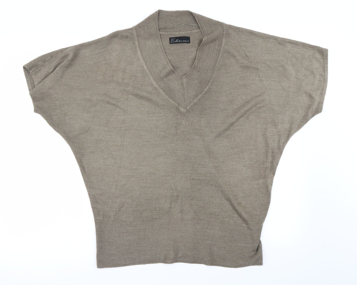Collection Womens Beige   Pullover Jumper Size 12