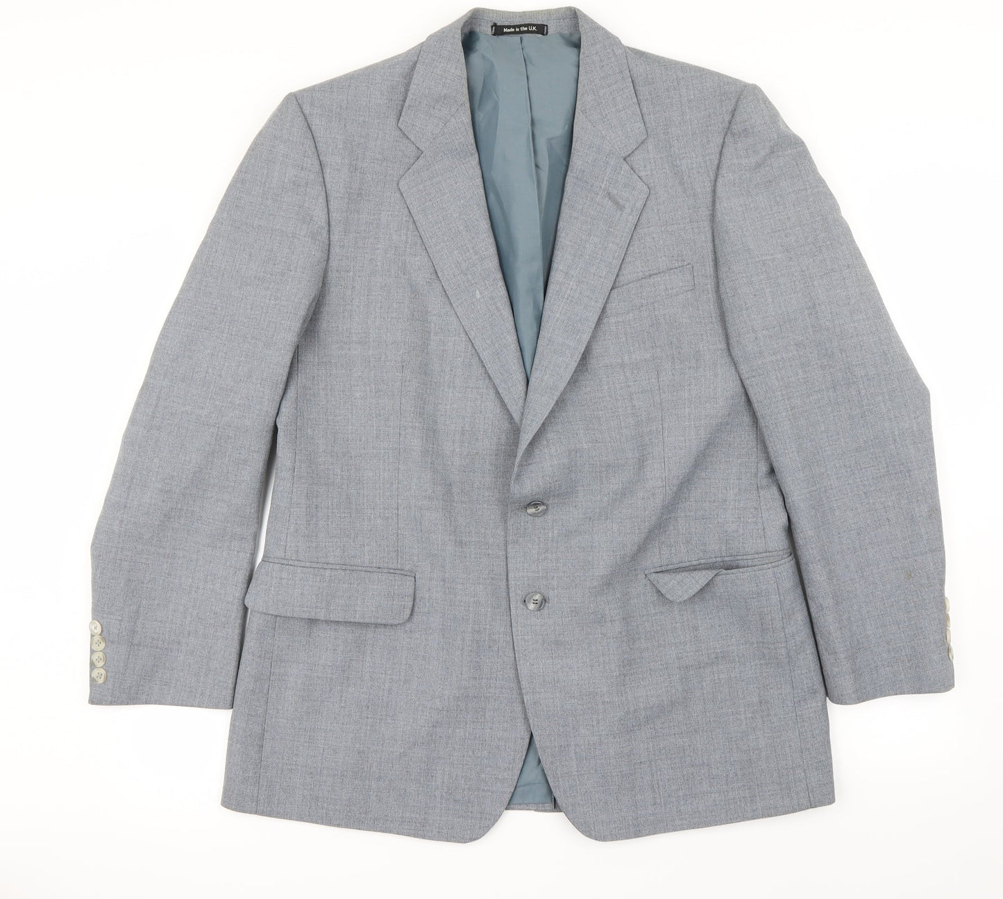Mens UK Size M st michael Regular Grey Suit Jacket
