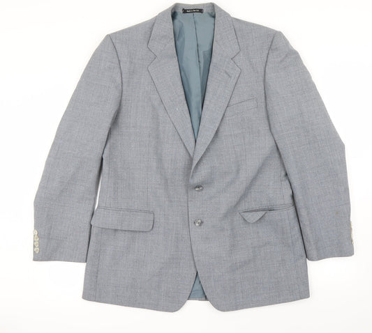 Mens UK Size M st michael Regular Grey Suit Jacket