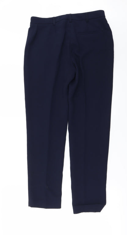 Womens UK Size 8 Punt Roma Regular Fit  Blue Trousers