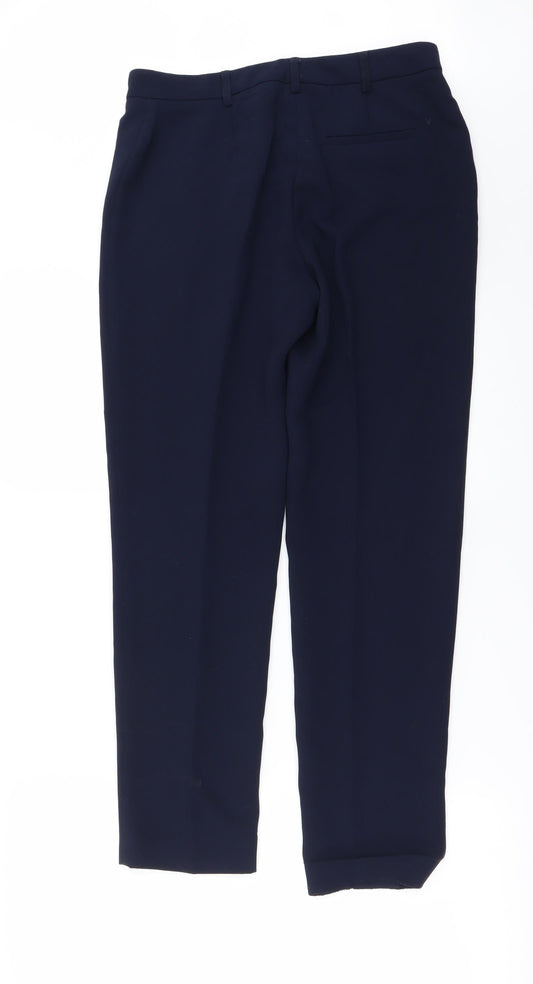 Womens UK Size 8 Punt Roma Regular Fit  Blue Trousers