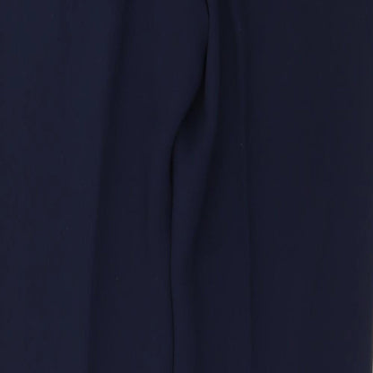 Womens UK Size 8 Punt Roma Regular Fit  Blue Trousers